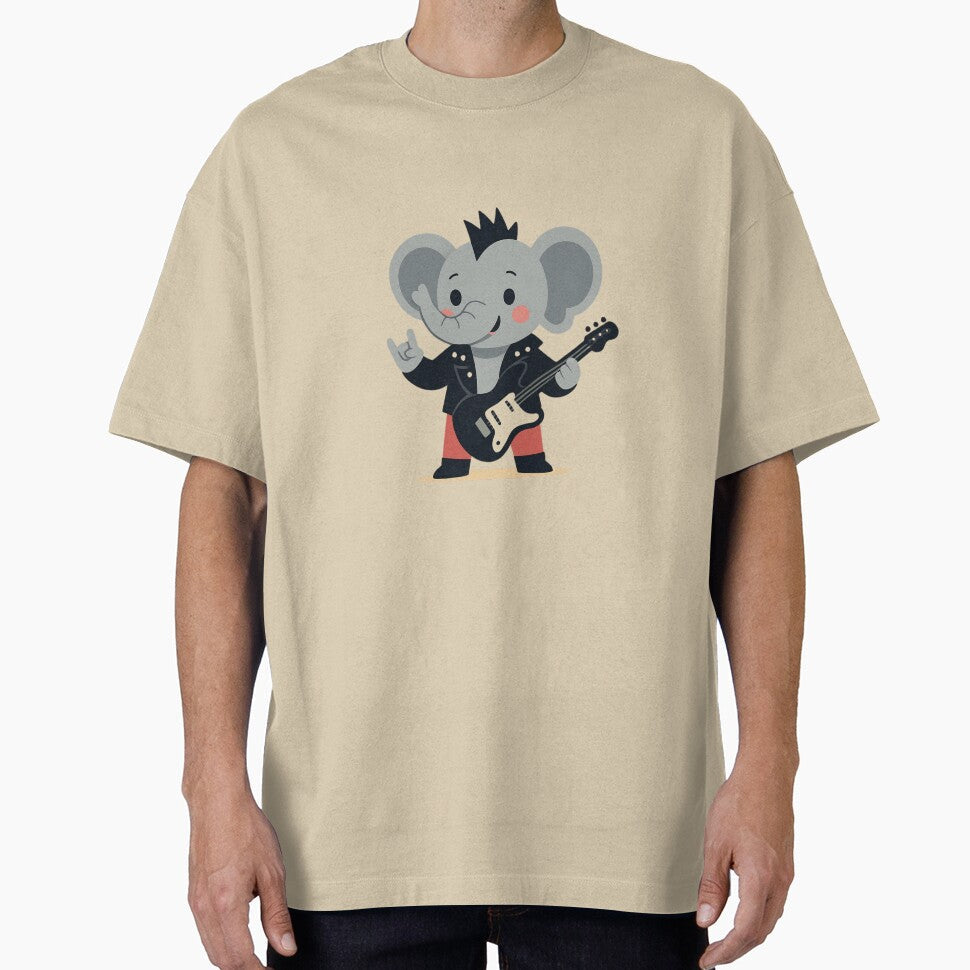 Rock Star Elephant by Animal Aura Studio