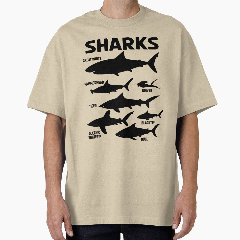 Shark Lengths Sizes Types Species Ocean Fish Lover Gift by TheAplus