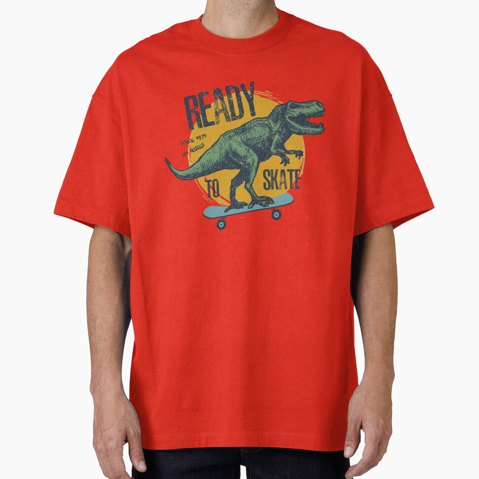 skating dinosaur vector design tshirt by anandsiva2703