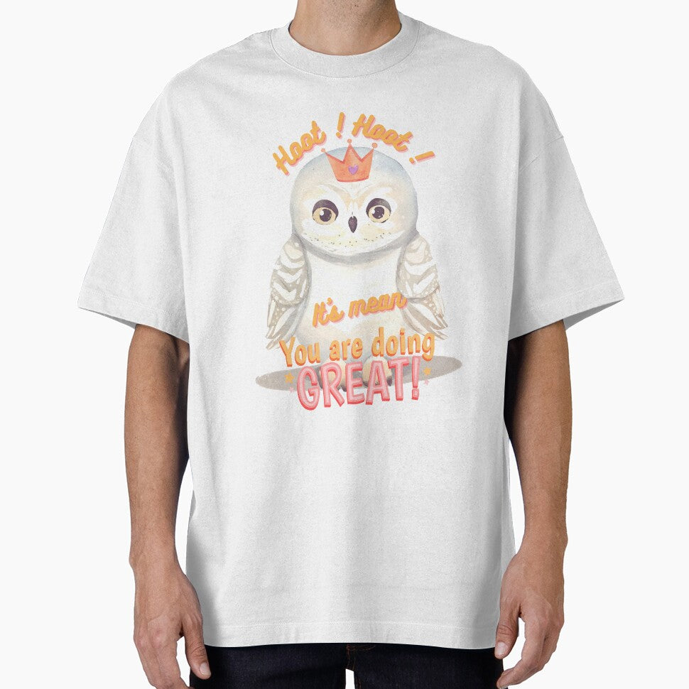 A cute snowy owl shows what kindness looks like. by Dnop