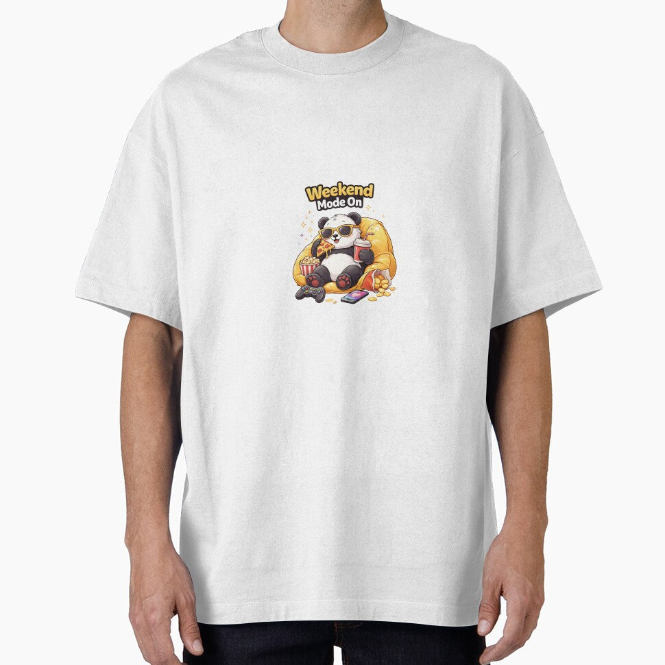 Weekend Mode On Panda Shirt – Cute Funny Panda Relax Design by snaperos