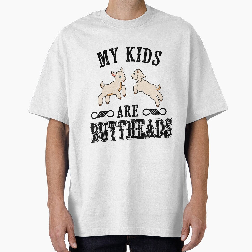 My kids are buttheads funny goat t-shirt goat awesome gift for men and women with Christmas by Titmit