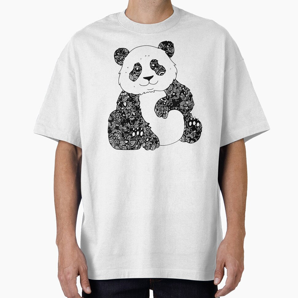 Cute Panda Mandala Doodles by MandalaApparel