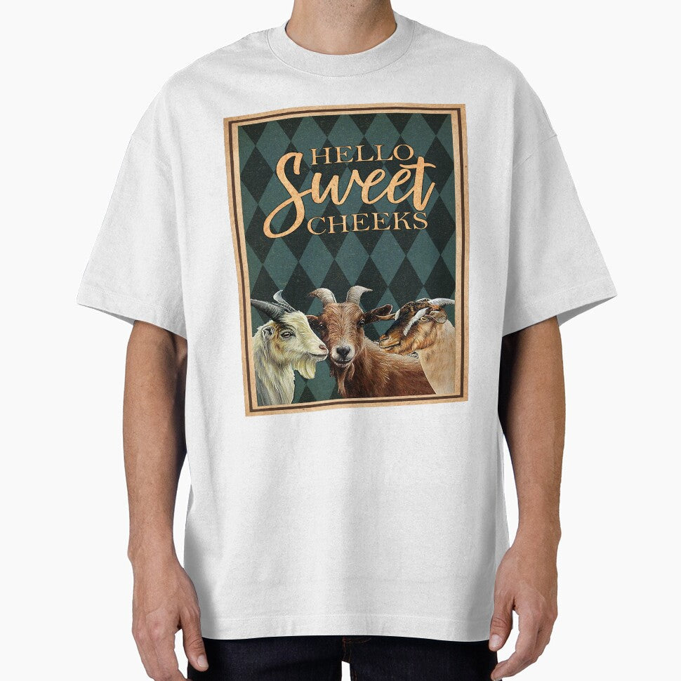Hello Sweet Cheeks Goat by JakeGoodwin