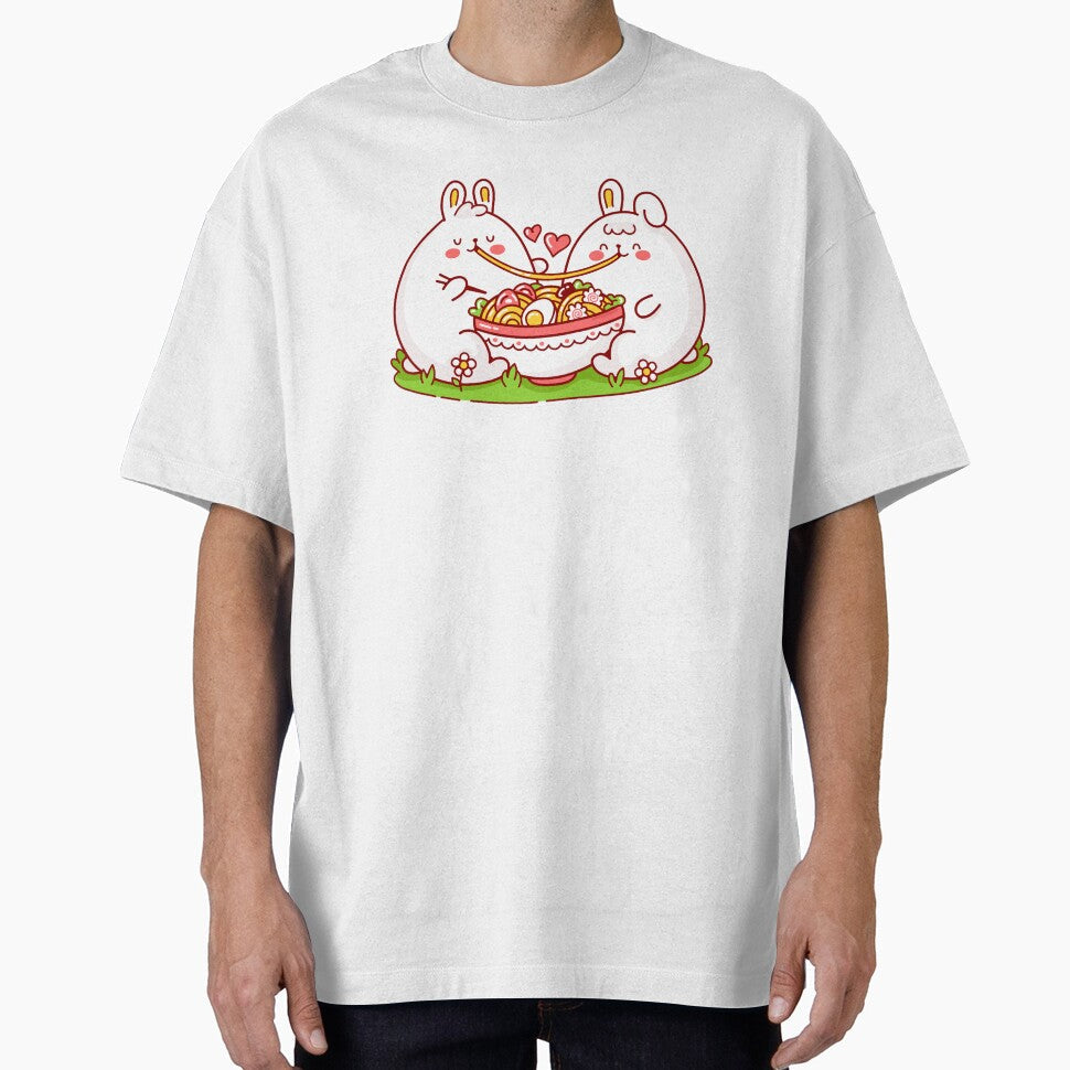 Cute Rabbits Eating Spaghetti by kalud-zoldyck