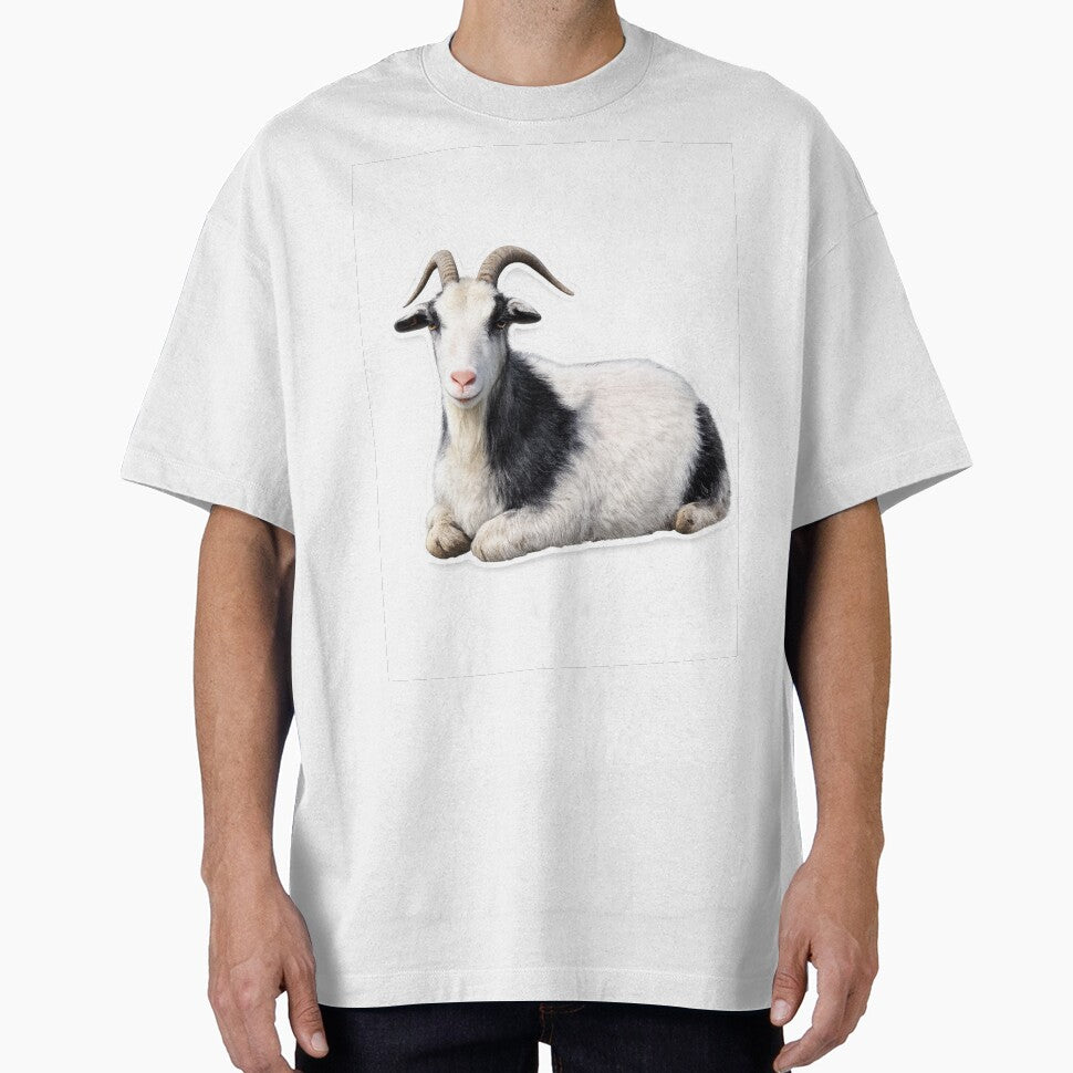 Cute Goat Sticker – Farm Animal Aesthetic Goat Design by ByIvette