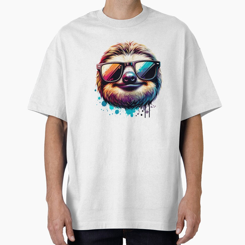 Watercolor Cool Sloth by ChaosReigns91