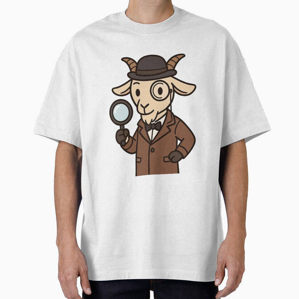 Goat Detective with Monocle – Quirky Animal Mystery Solver by Confuzz1ed