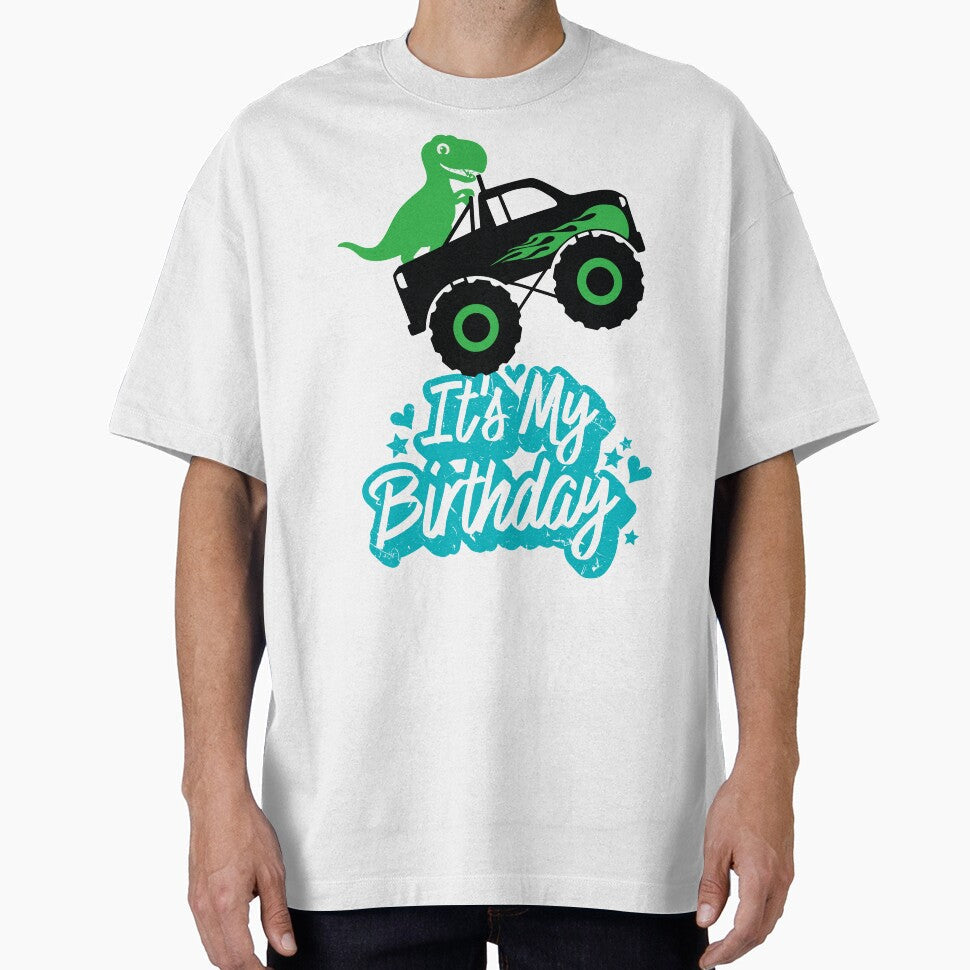 T-Rex Truck Party Dinosaur Birthday Dinosaur Squad It's My Birthday Kids Youth Boys Girls Cute Dinosaur Kawaii Men Women by shoptshirtswag