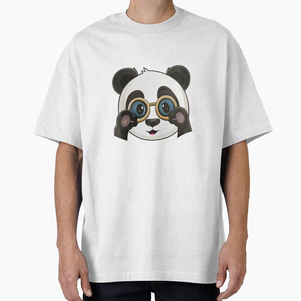 Cute Panda Wearing Glasses – Adorable Kawaii Panda Face Illustration by A1MarketDesigne