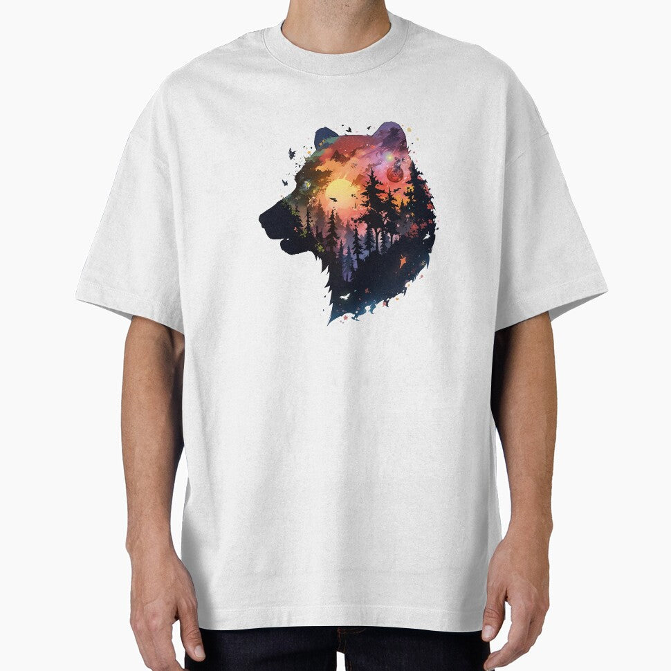 bear head negative space by skateras