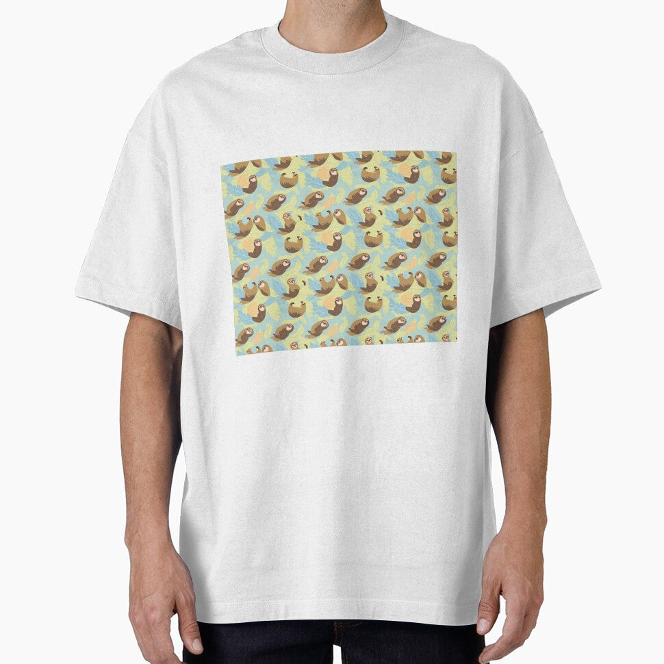 Adorable Sloth Pattern - Playful Animal Design by Retro-ArtDeco