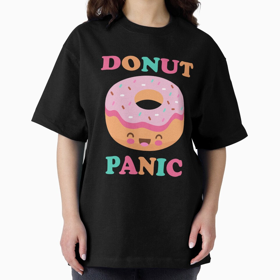 Donut Panic Funny Donuts Cute Kawaii Doughnut Retro Japanese by gkao
