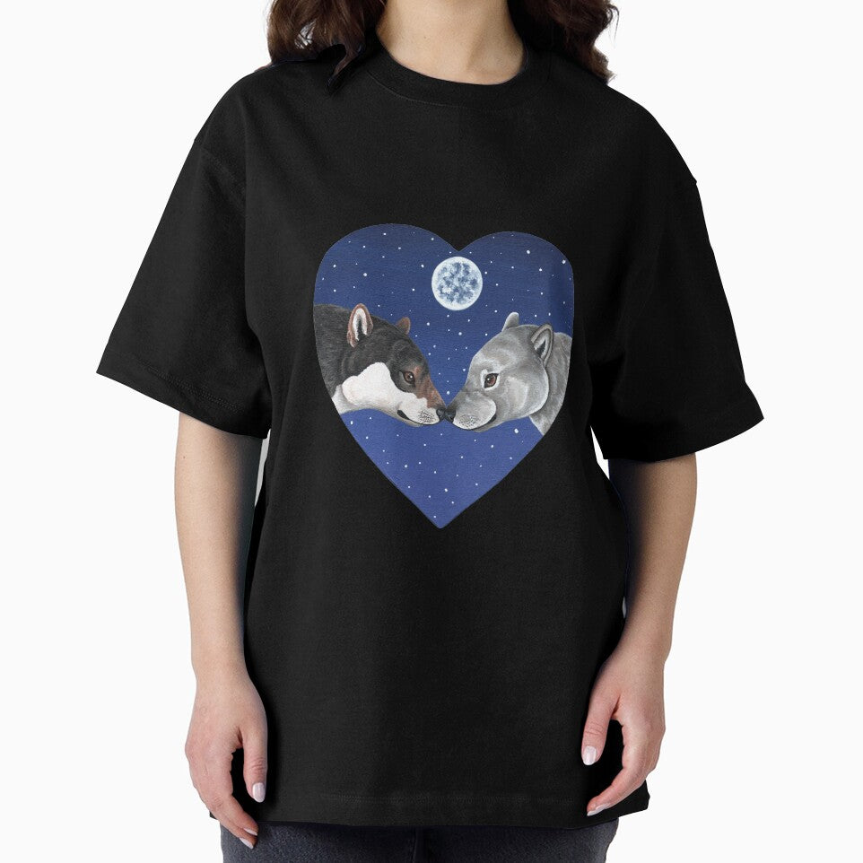 Wolves Under the Moon by WolfySilver
