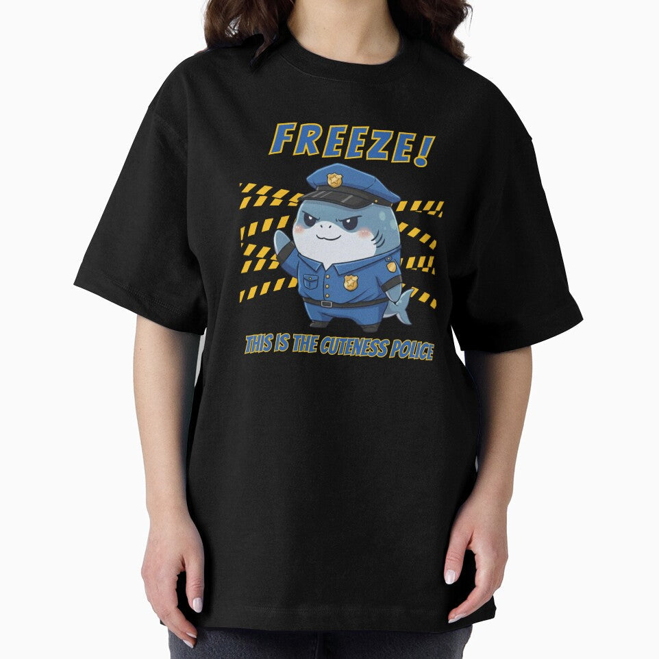 Freeze This Is The Cuteness Police Shark by Nature's Chibis