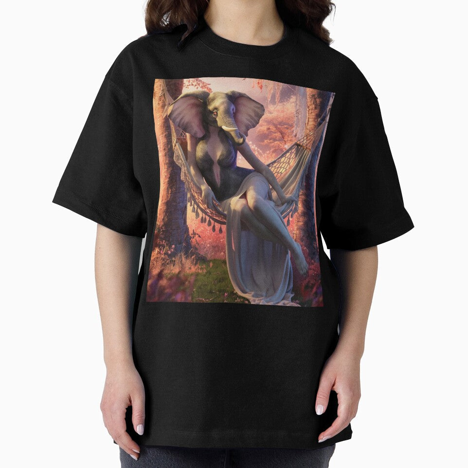 Elephant Portrait. elephant person, sexy elephant lady by ElephantVibes