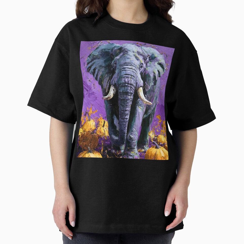 Elephant Portrait. oil painting by ElephantVibes