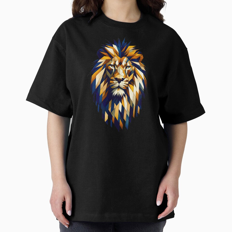 AN ARTISTIC GEOMETRIC LION by infinitearte