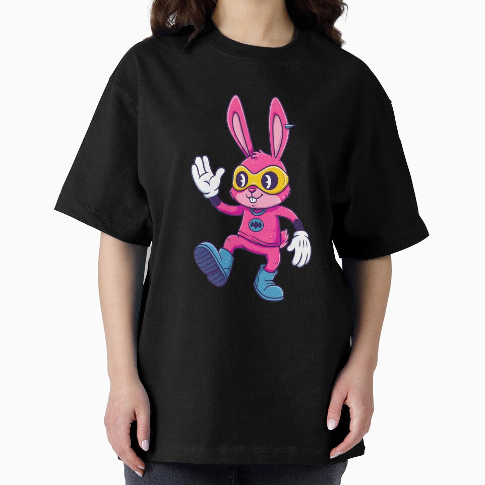 A FUNNY SUPER HERO RABBIT by infinitearte