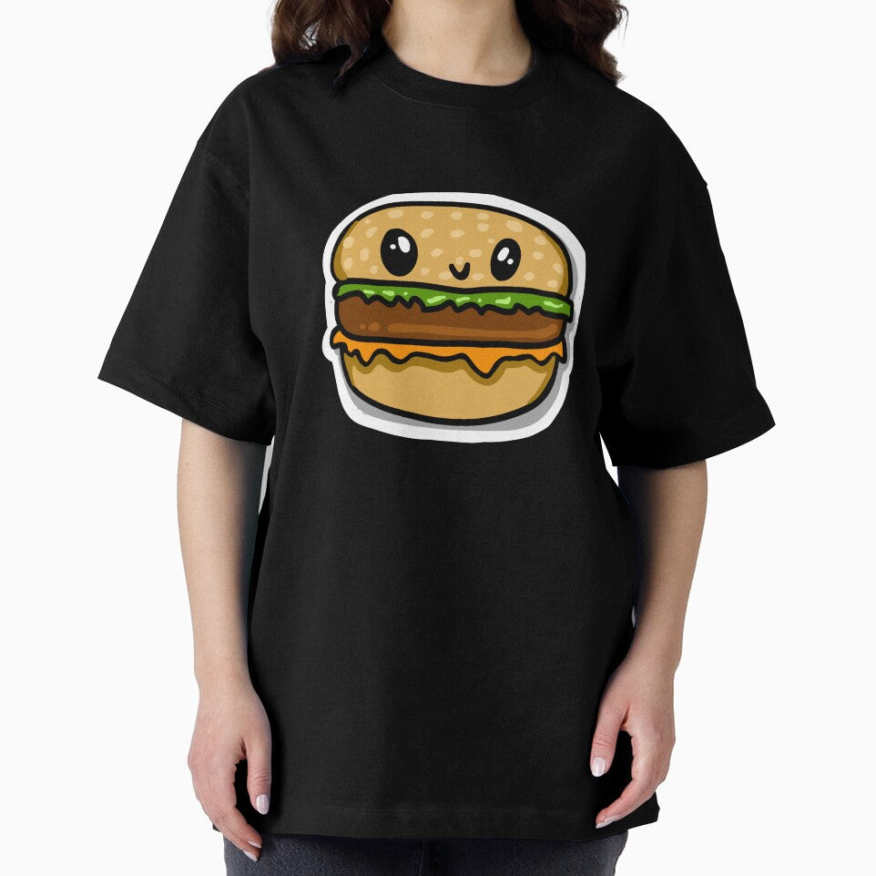 Cute kawaii burger fast food by sianelliot