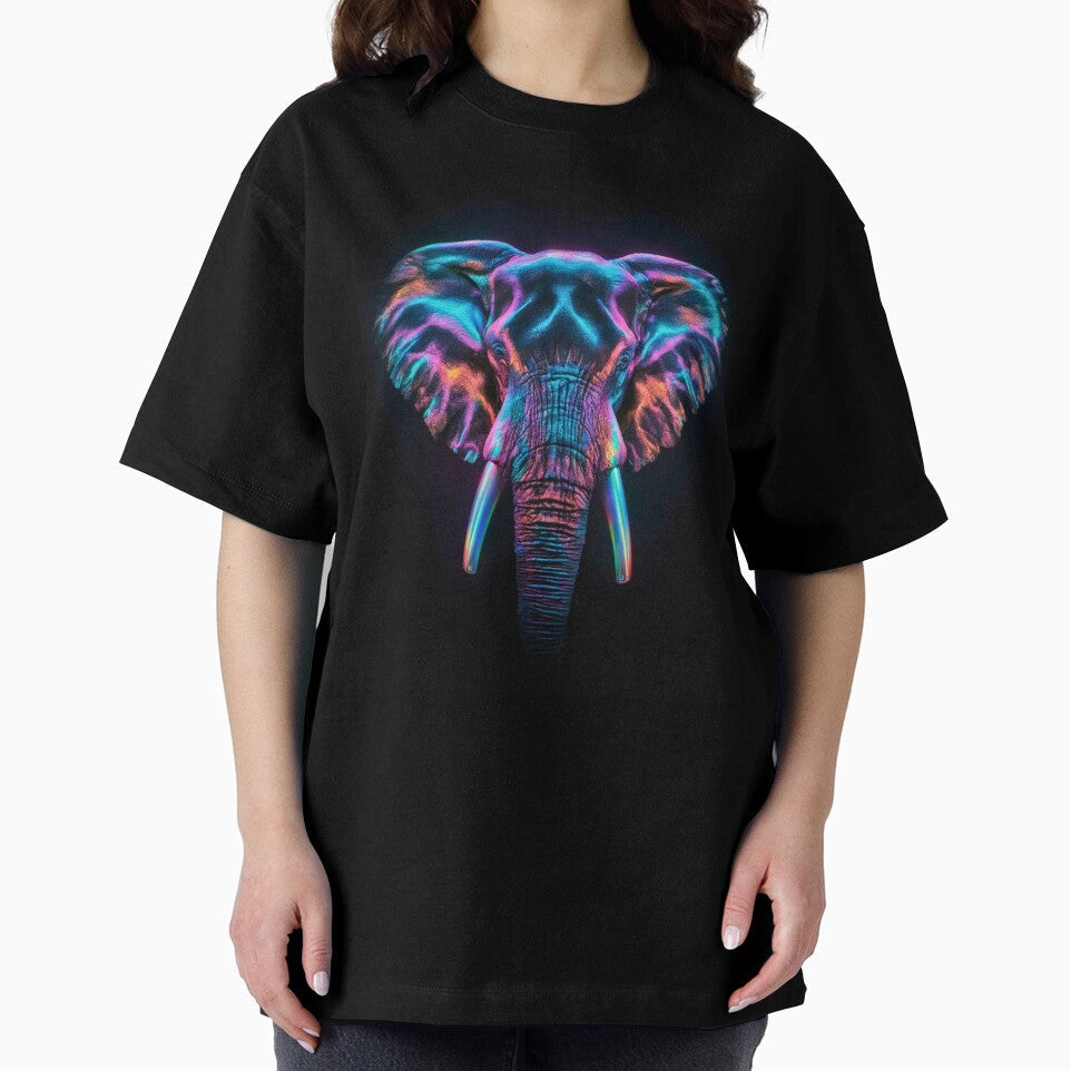Elephant Portrait. colorful elephant by ElephantVibes