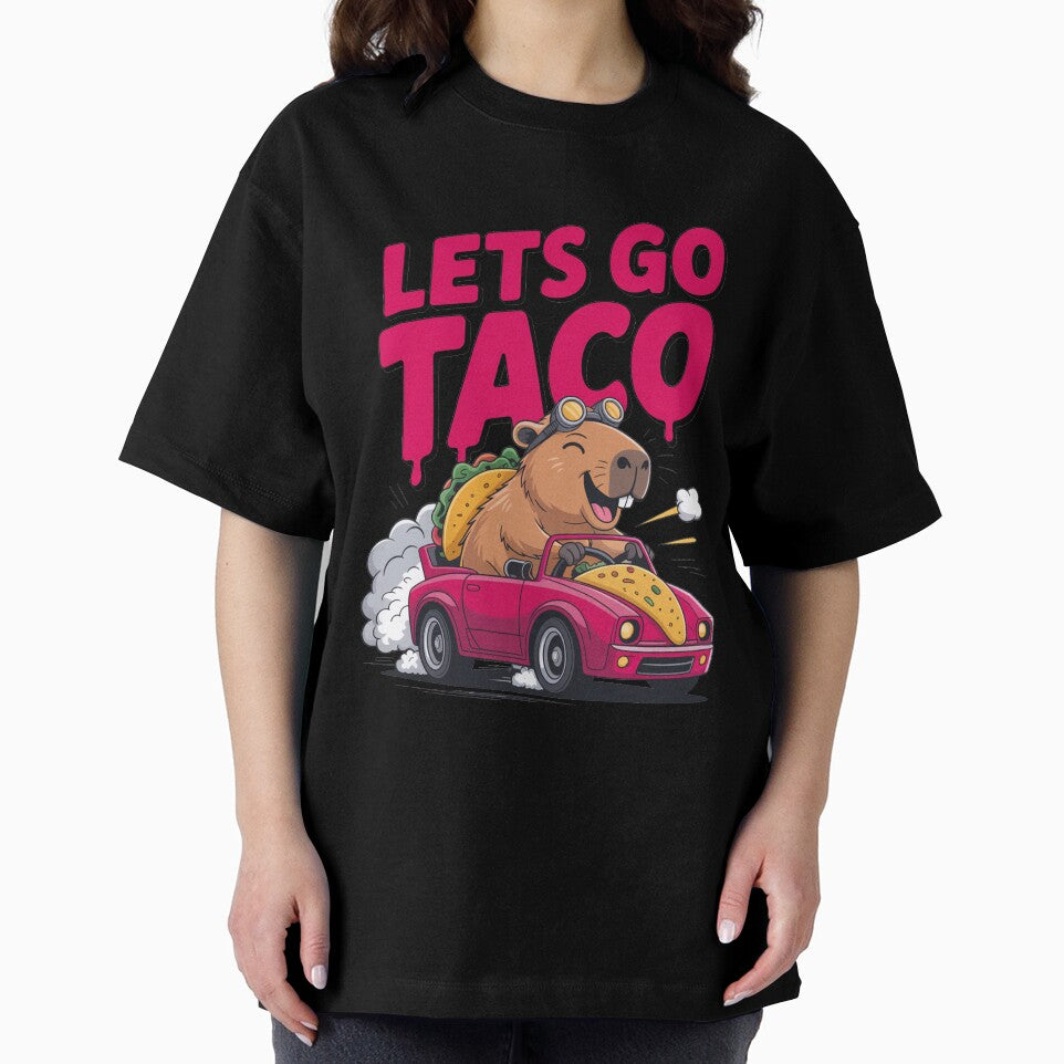 Let’s Go Taco Capybara Driving Car by MonkiFlipp