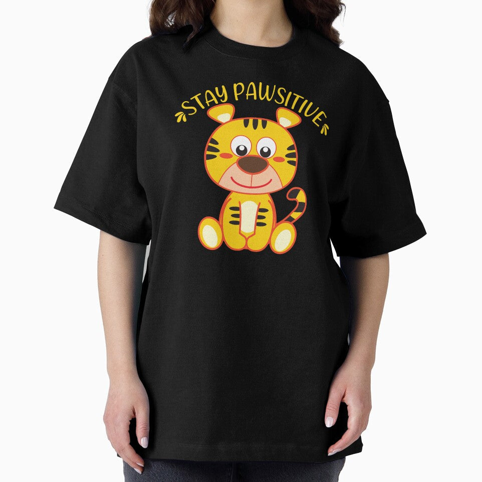 Stay Pawsitive Kawaii tiger by KawaiiPark
