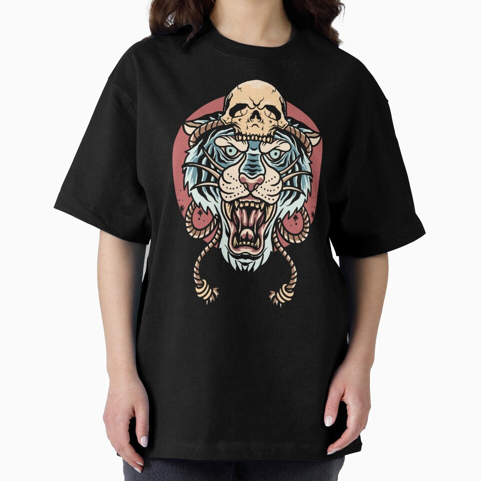 Blue Siberian Tiger Skull by helenafeyre