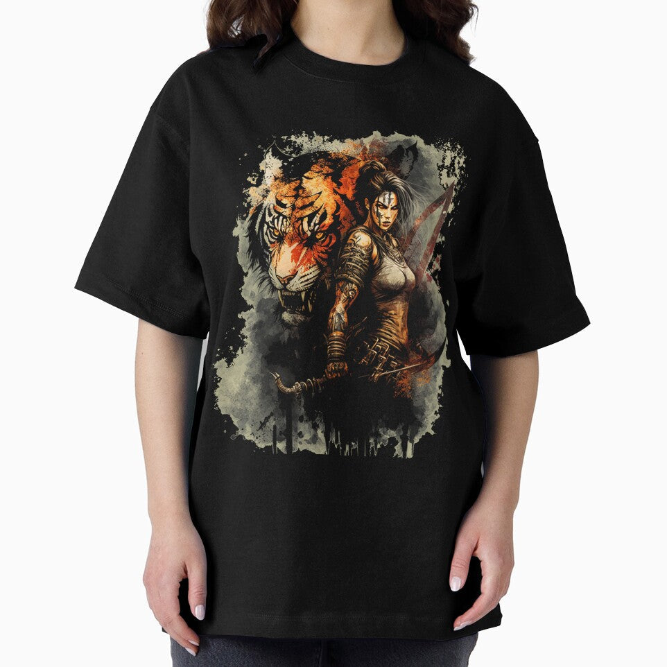 Tiger and Women Warrior by MyFavorTee