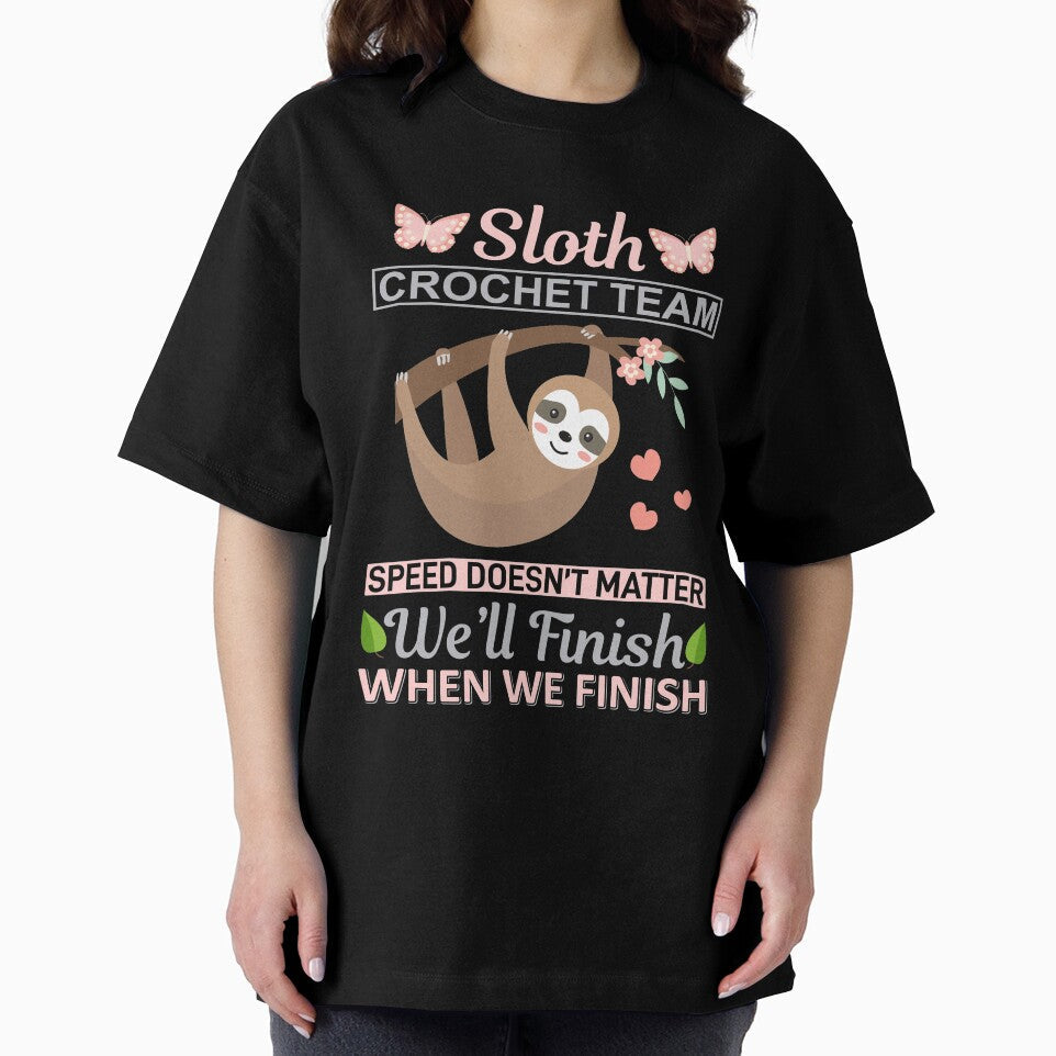 Sloth Sloth Crochet Speed doesn't matter, We'll finish when we Finish by der-faun