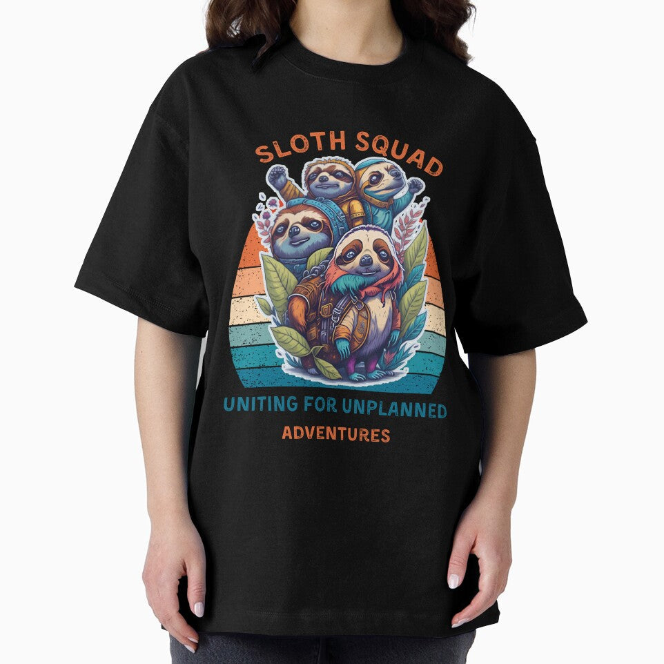 Sloth Squad Uniting for Unplanned Adventures by Heart Stamp