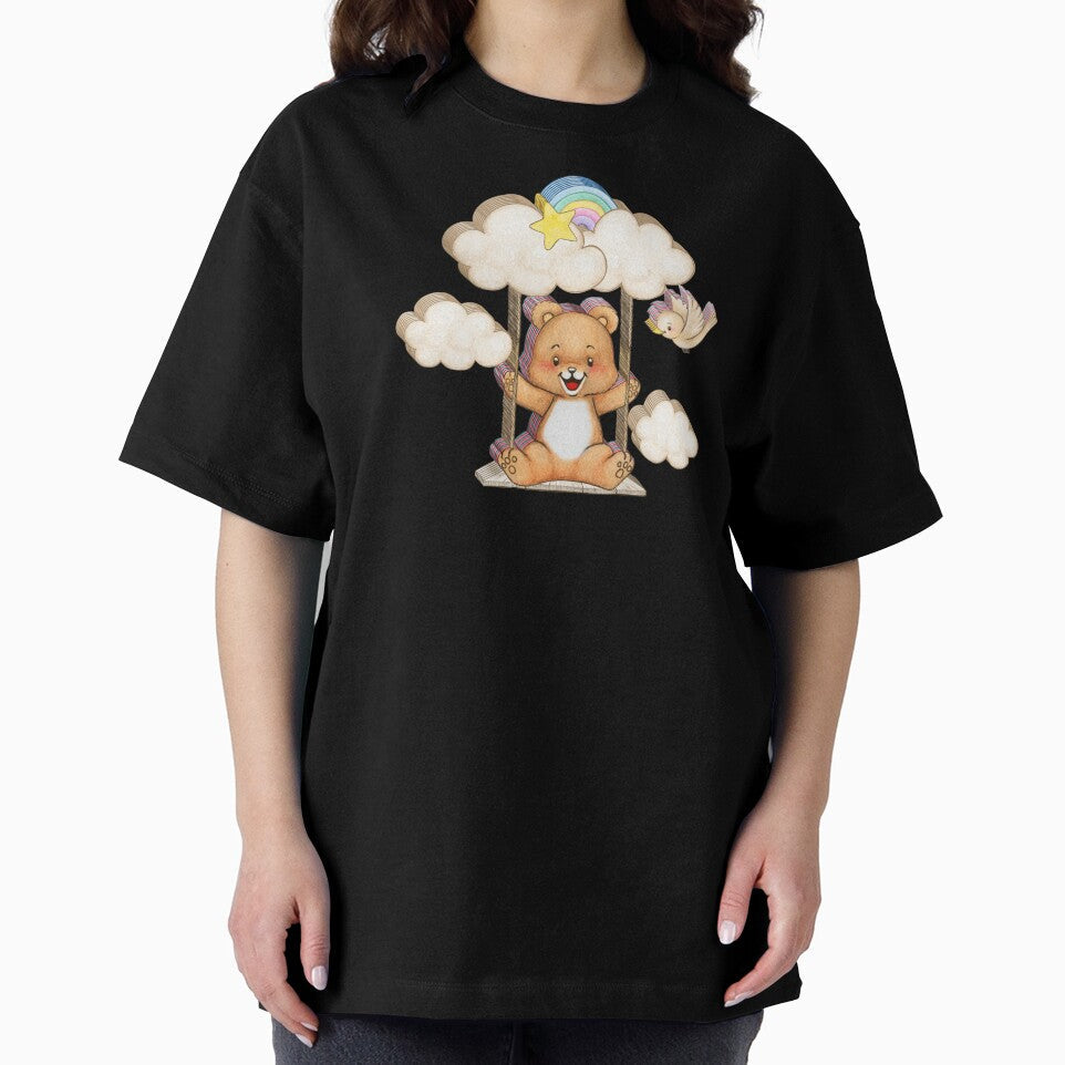 Watercolor Cute Brown Bear by Superesko