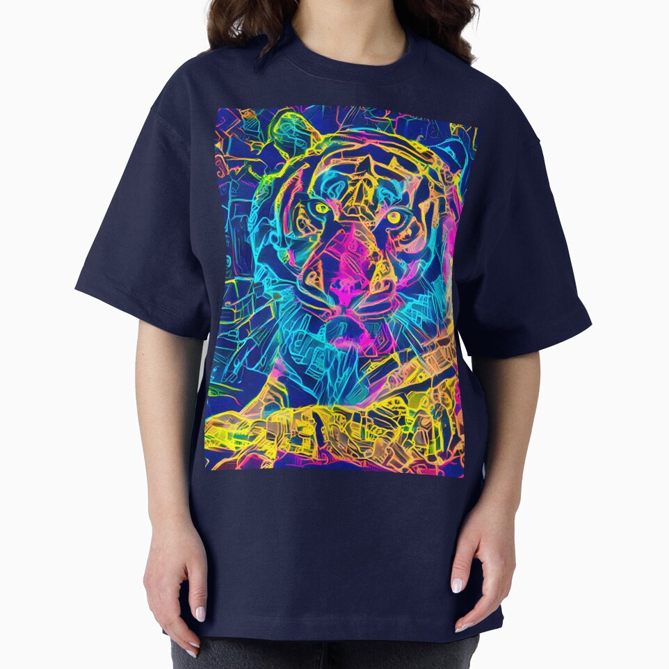Neon Tiger by dreamincolor