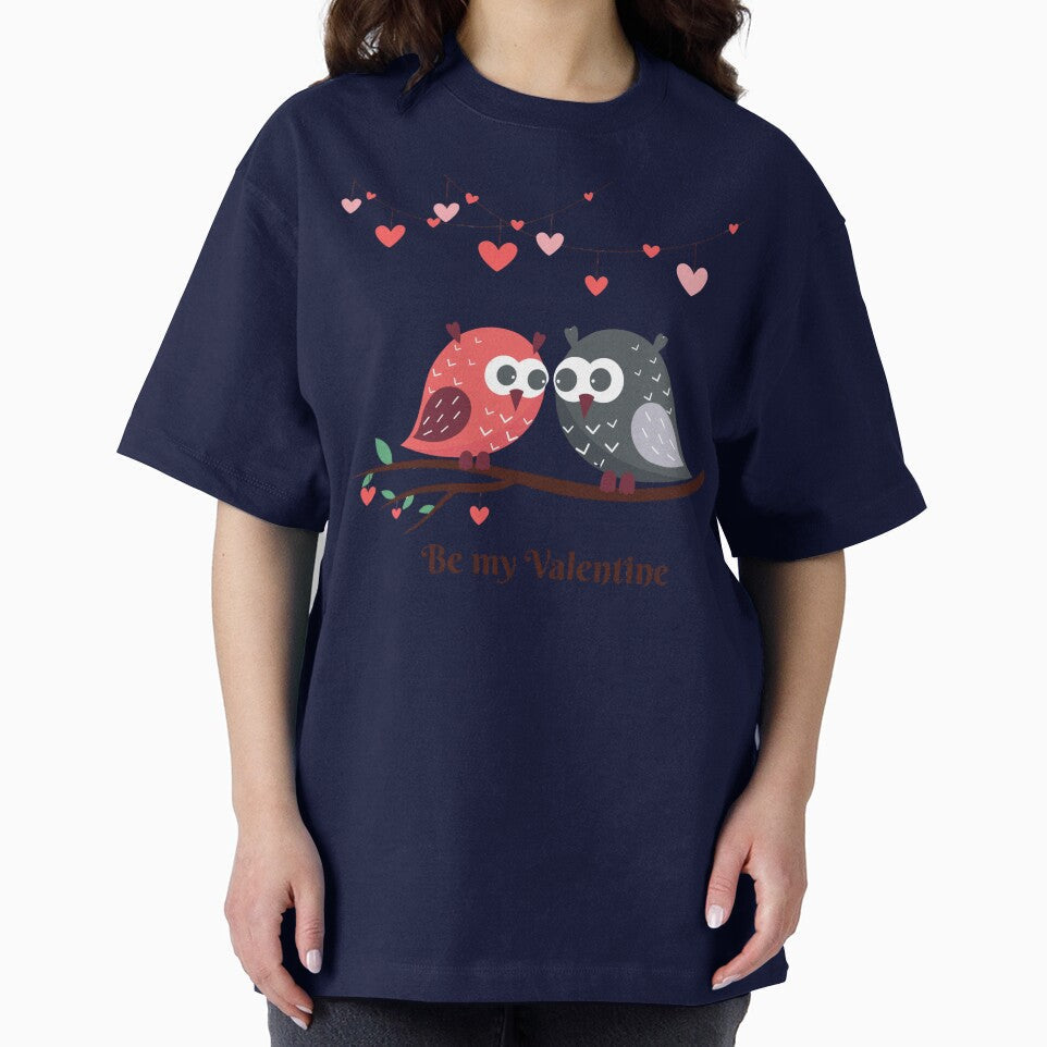 cute valentine day owl couple essential tshirt by anandsiva2703