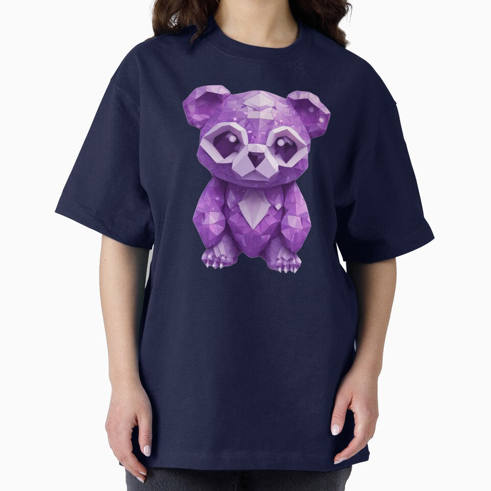 Purple Geometric Panda by pUNKnown