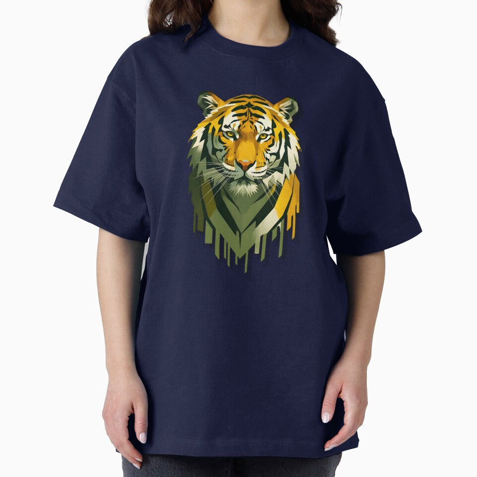 AN ARTISTIC AND GEOMETRIC TIGER by infinitearte