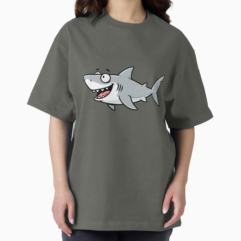Cute Cartoon Shark Sea Creature by k3rstman1