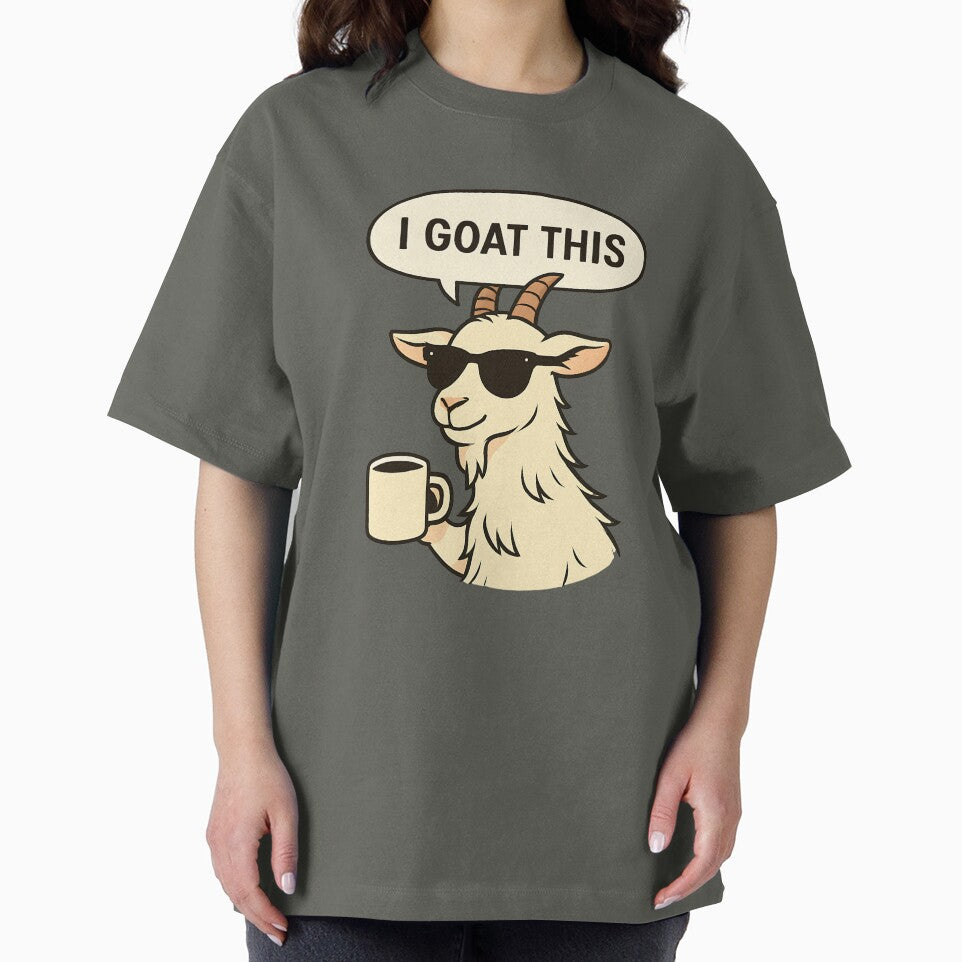 Confident Goat Meme – Goat Lover Humor Design 2 by My Cool Store