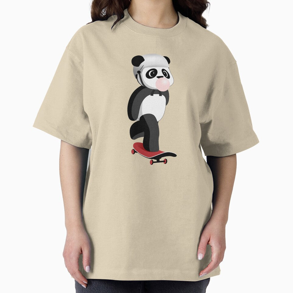 Skateboarding Panda by Monddesign333