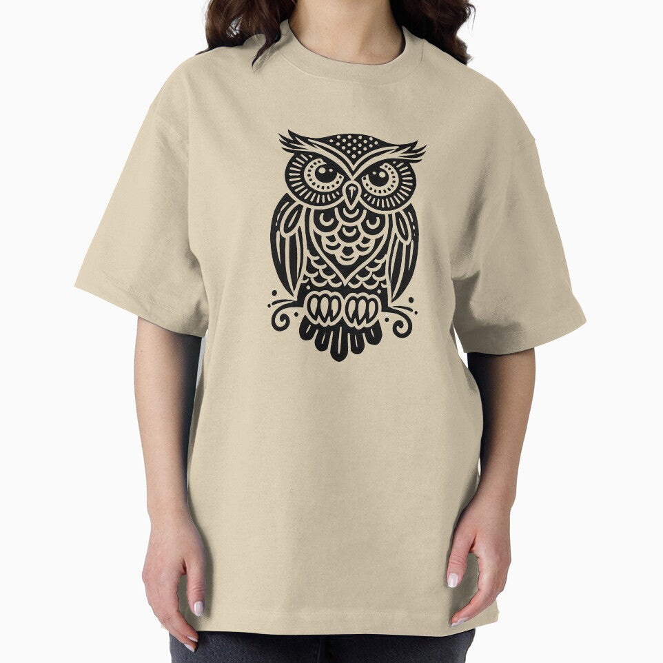 Majestic Owl Design: Elegance and Wisdom by sanattasarim