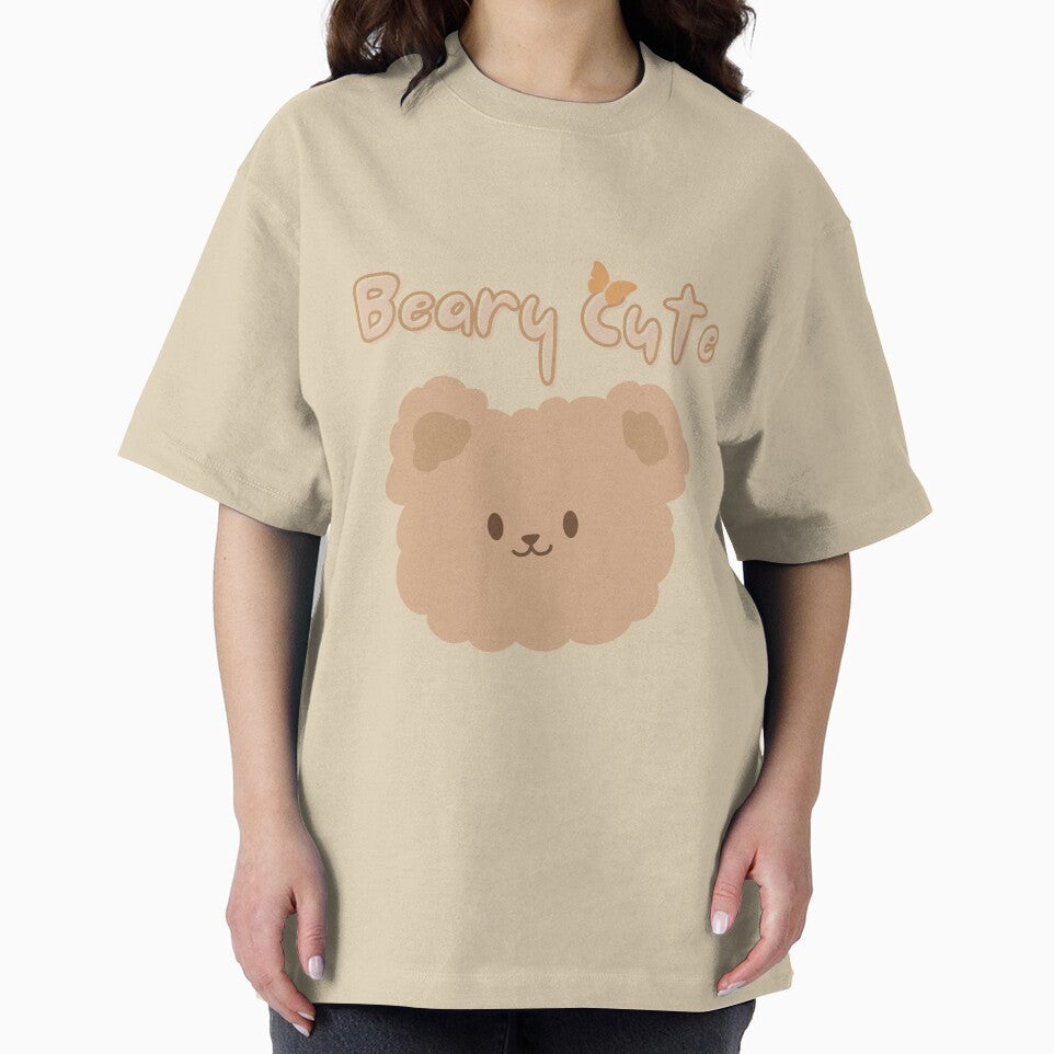 Beary Cute Sticker – Adorable Kawaii Bear Design by Moon's Arts