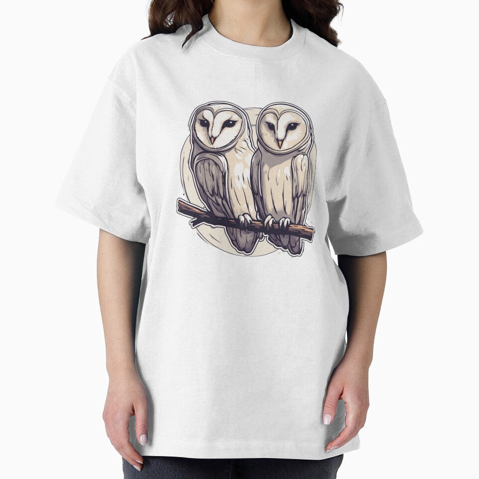 Barn Owl Pair by FamiliarPufferfish