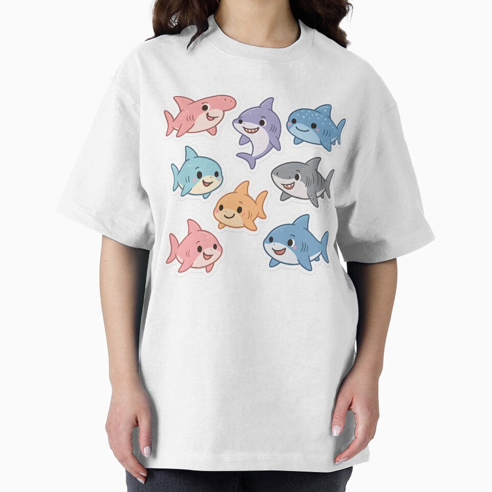 Cute Kawaii Shark Collection by SassyArtistry
