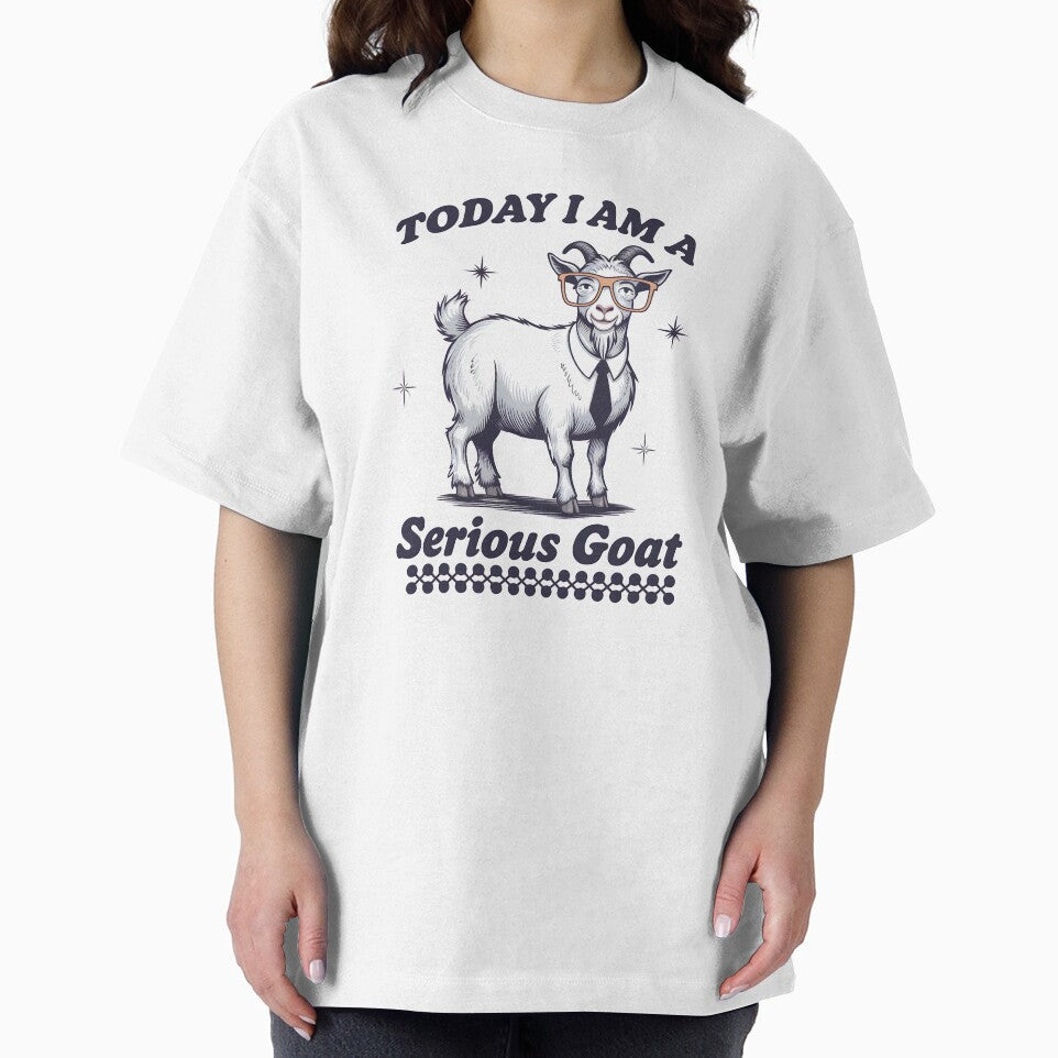 Serious Goat – Funny Stylish Goat with Glasses and Tie by Snifferius