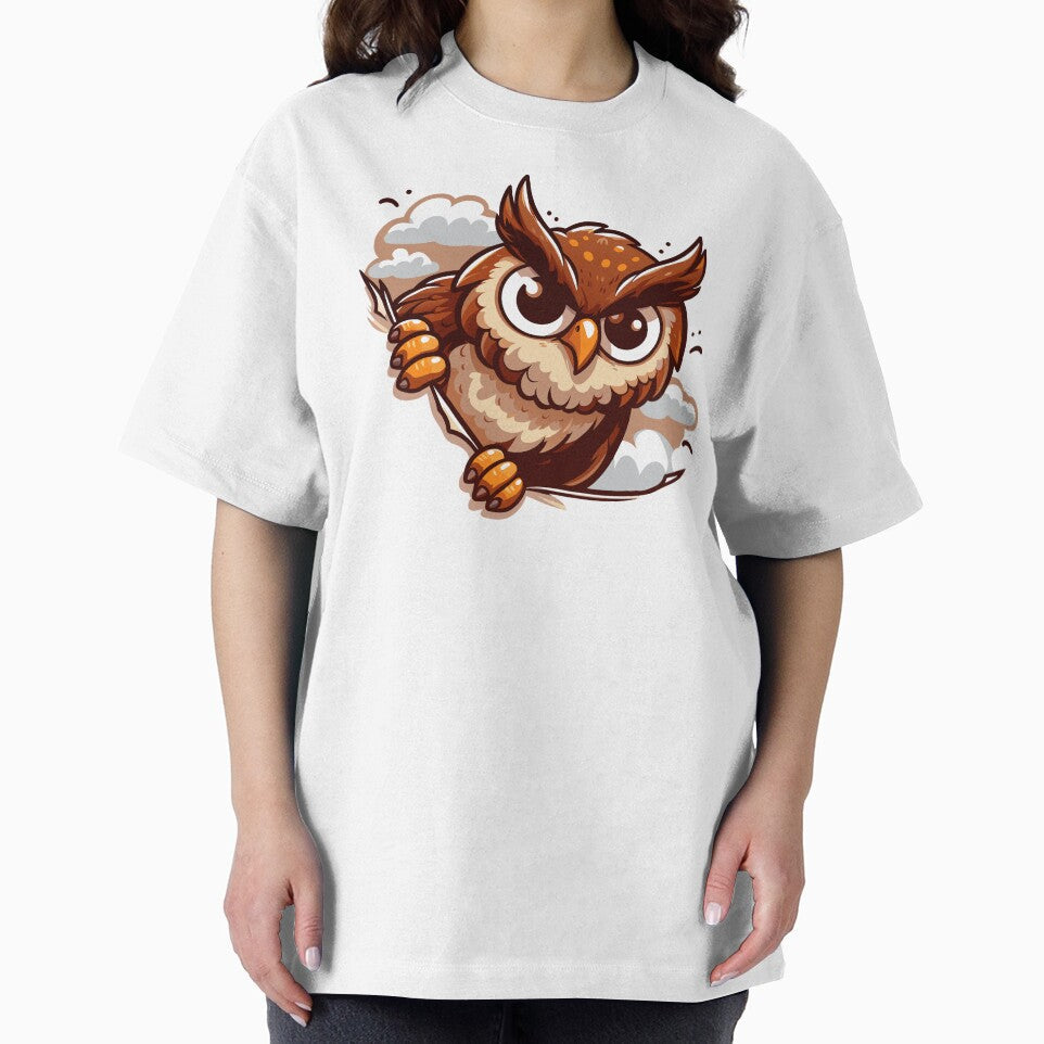 Funny Peek Owl by Designowner