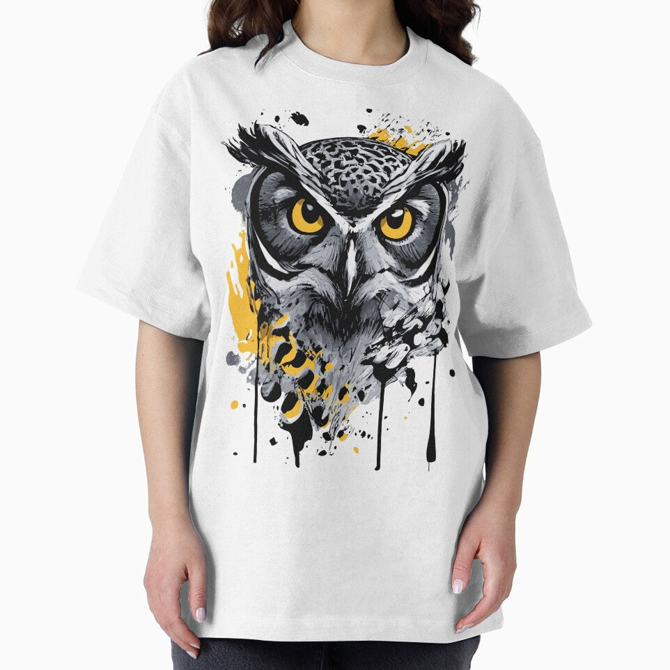 Owl Colorful - Owl Head Illustration by BabyYodaSticker