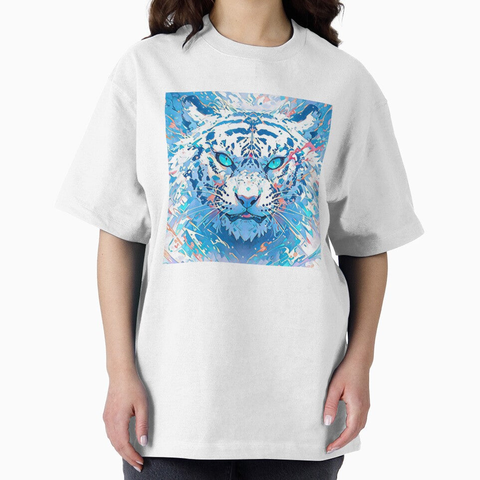 Colorful White Tiger Art by TheAnimalZ00