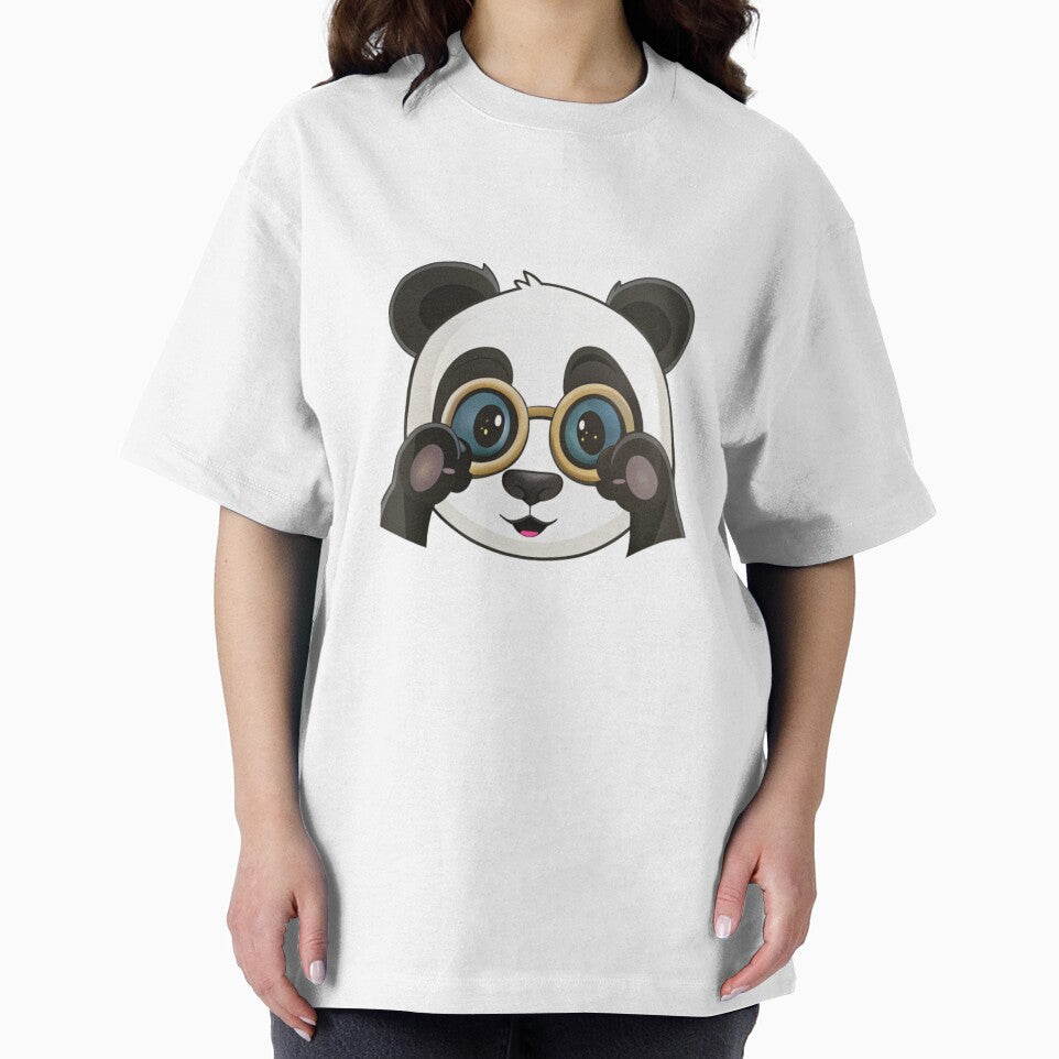 Cute Panda Wearing Glasses – Adorable Kawaii Panda Face Illustration by A1MarketDesigne