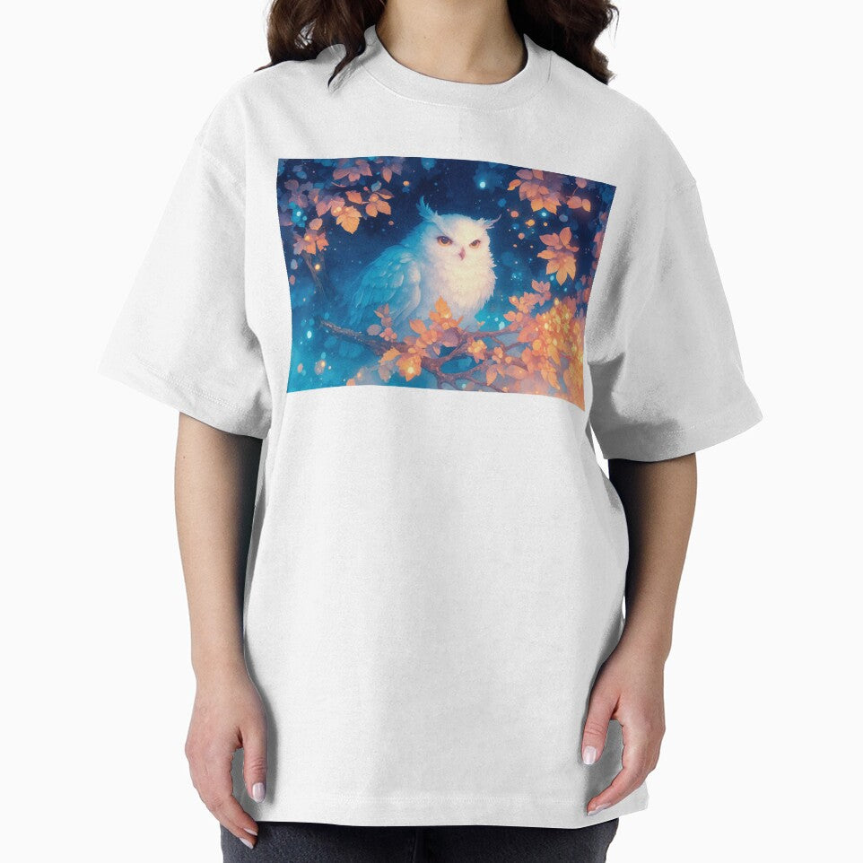 Autumn Owl in a Dreamy Twilight by AshiraCreations