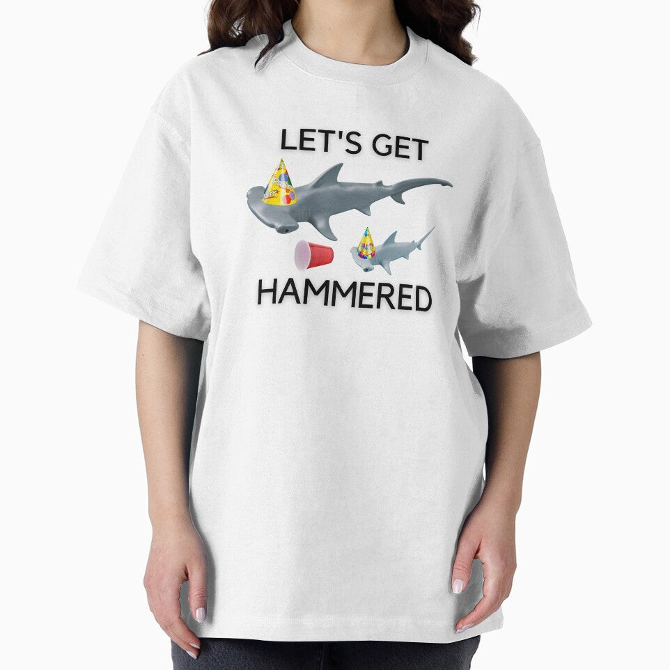 Let's Get Hammered - Shark Pun by PunnyProducts